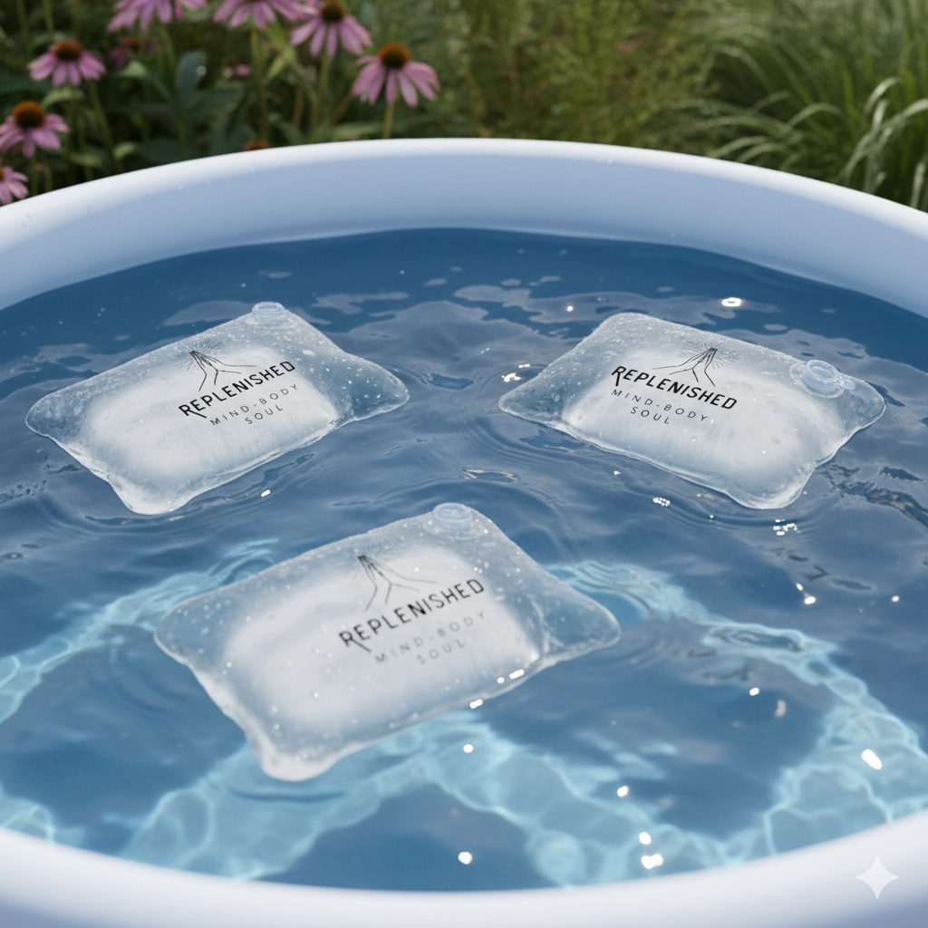 Replenished Ice Bath + Ice Block Bundle